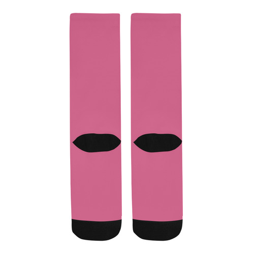Shocking Pink Trouser Socks