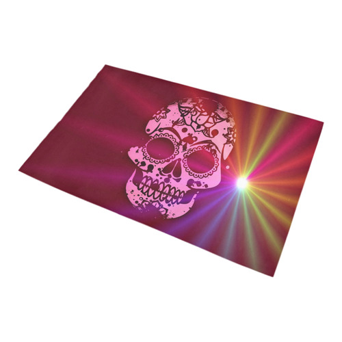 Skull and Lights A by JamColors Bath Rug 20''x 32''