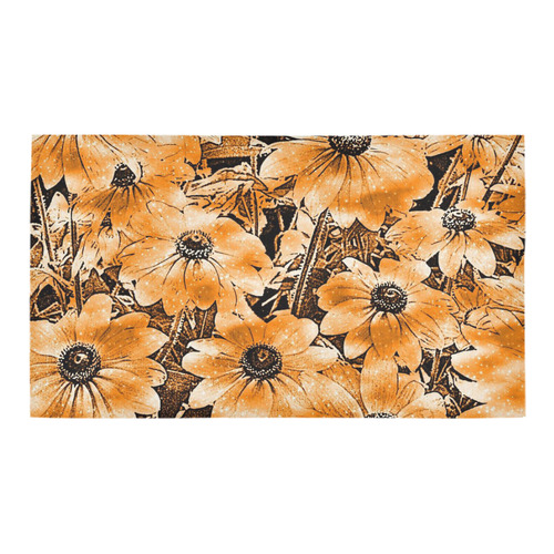 wonderful sparkling Floral F by JamColors Bath Rug 16''x 28''