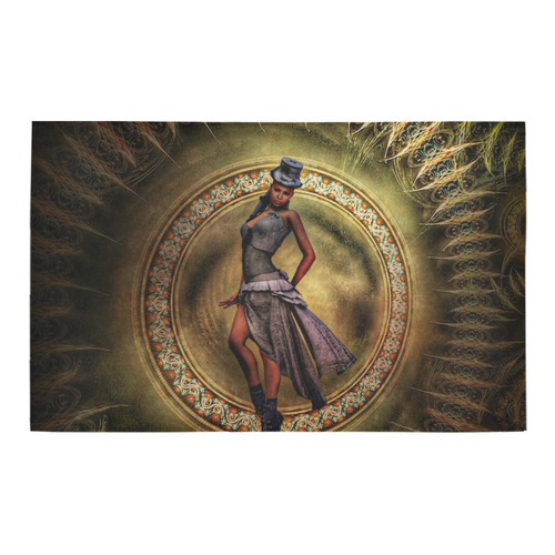 fantasy Steampunk Lady B by JamColors Bath Rug 20''x 32''