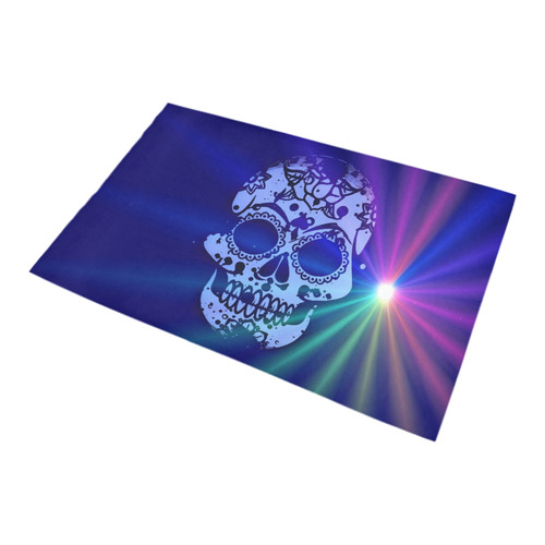 Skull and Lights C by JamColors Bath Rug 20''x 32''