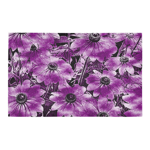 wonderful sparkling Floral D by JamColors Bath Rug 20''x 32''