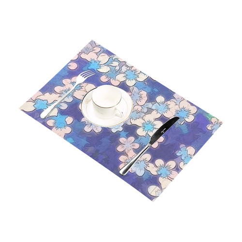 lovely floral 29 C by FeelGood Placemat 12’’ x 18’’ (Set of 6)