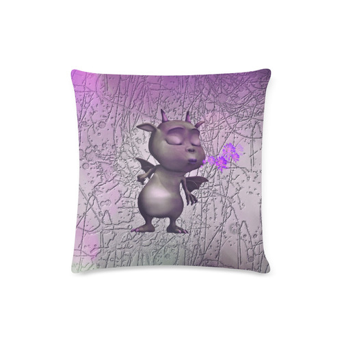 Cute fantasy dragon A by FeelGood Custom Zippered Pillow Case 16"x16"(Twin Sides)
