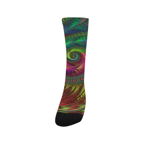 Feather Fractal Trouser Socks