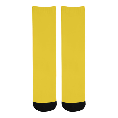 Vibrant Yellow Trouser Socks