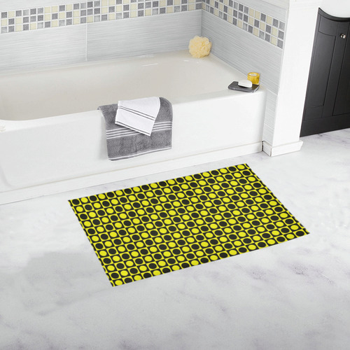 friendly retro pattern I by Feelgood Bath Rug 16''x 28''