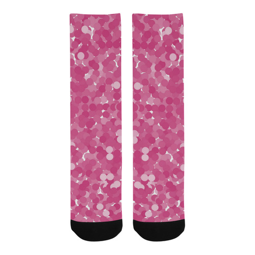 Pink Yarrow Bubbles Trouser Socks