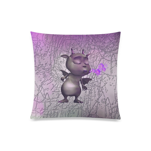 Cute fantasy dragon A by FeelGood Custom Zippered Pillow Case 20"x20"(One Side)