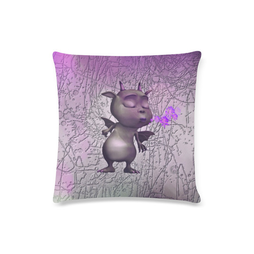 Cute fantasy dragon A by FeelGood Custom Zippered Pillow Case 16"x16"(Twin Sides)