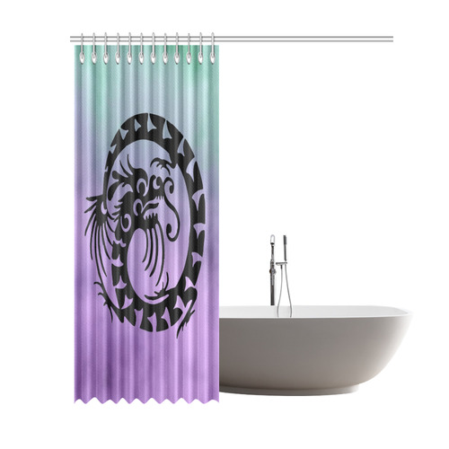 Cheinese Fantasy Dragon A by FeelGood Shower Curtain 69"x84"