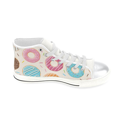 Cookies High Top Canvas Shoes for Kid (Model 017)