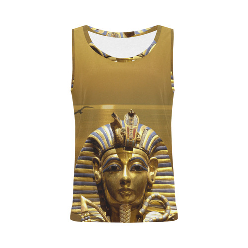 Egypt King Tut All Over Print Tank Top for Women (Model T43)