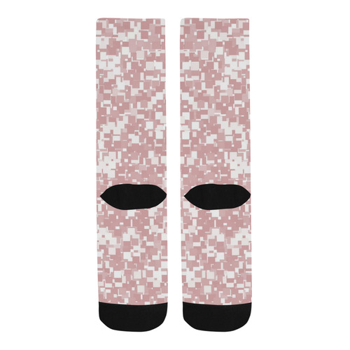 Bridal Rose Pixels Trouser Socks