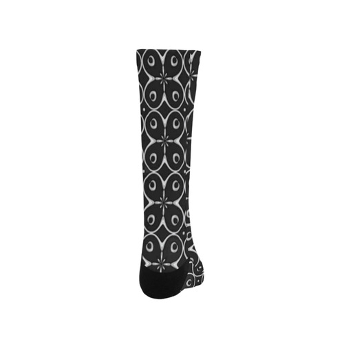 Black and Gray Abstract Trouser Socks