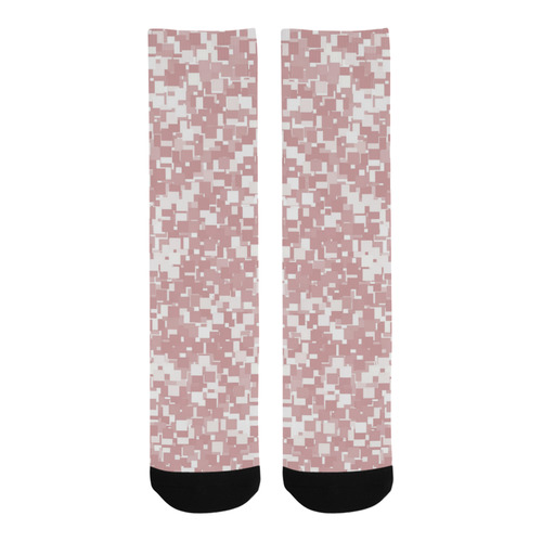 Bridal Rose Pixels Trouser Socks