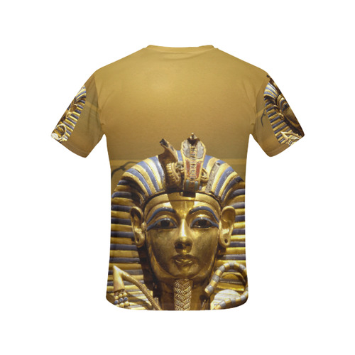 Egypt King Tut All Over Print T-Shirt for Women (USA Size) (Model T40)
