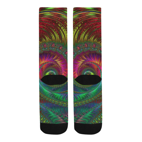 Feather Fractal Trouser Socks