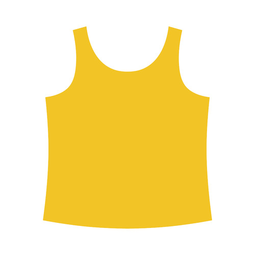 simply yellow All Over Print Tank Top for Women (Model T43)