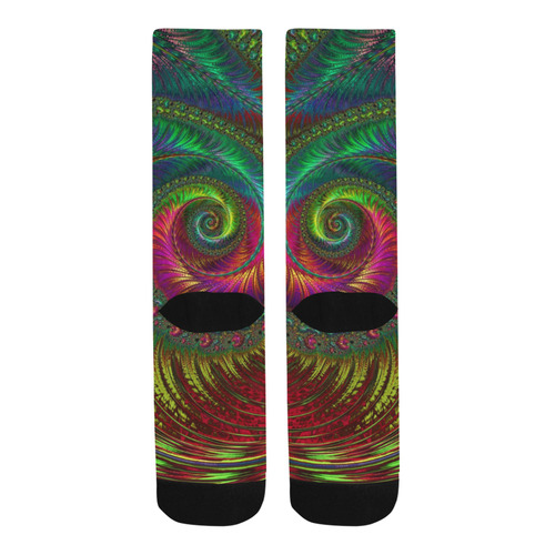 Feather Fractal Trouser Socks