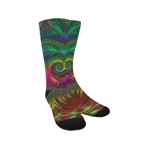 Feather Fractal Trouser Socks