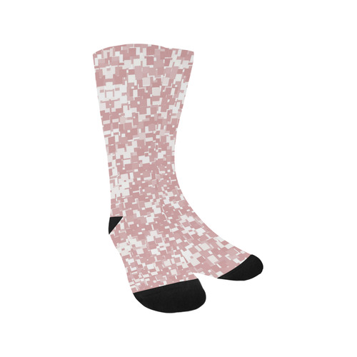 Bridal Rose Pixels Trouser Socks