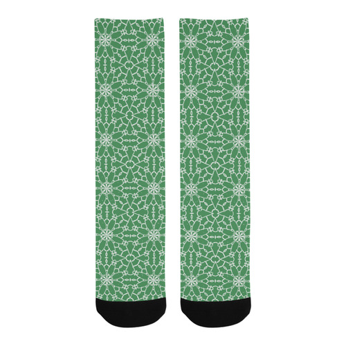 Green Lace Trouser Socks