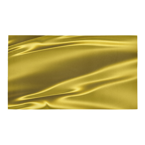 Gold satin 3D texture Bath Rug 16''x 28''