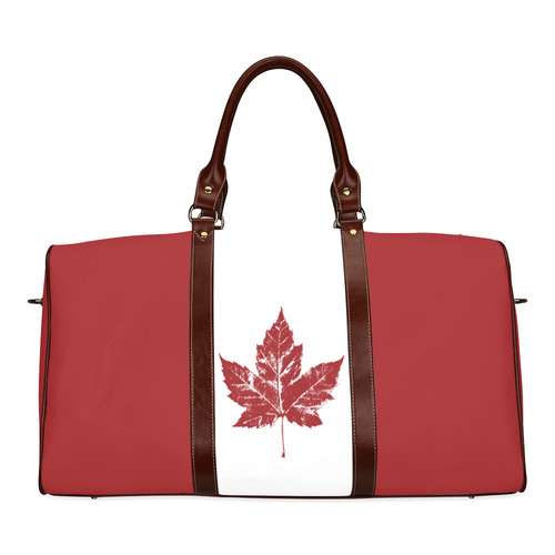 Cool Canada Flag Travel Bags Waterproof Travel Bag/Small (Model 1639)
