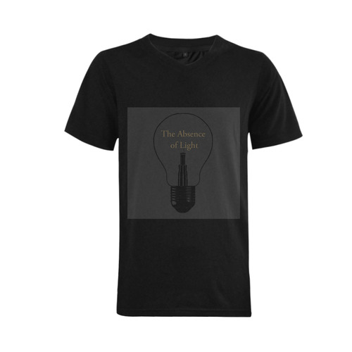 The Absence of Light - Jera Nour Men's V-Neck T-shirt  Big Size(USA Size) (Model T10)