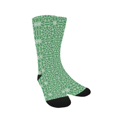 Green Lace Trouser Socks