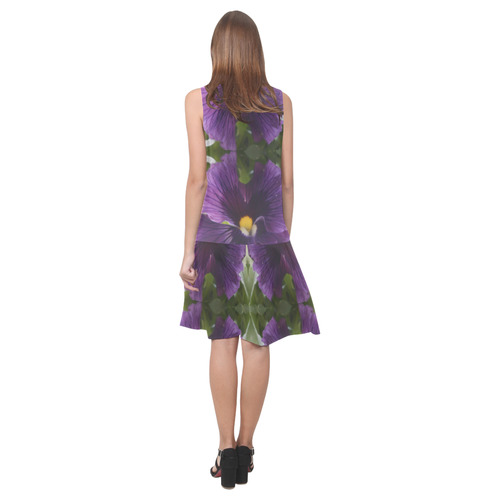 Mechteld Sleeveless Splicing Shift Dress(Model D17)