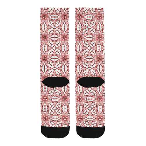 Coral Lace Trouser Socks