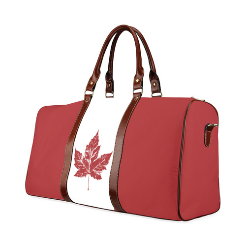 Cool Canada Flag Travel Bags Waterproof Travel Bag/Small (Model 1639)