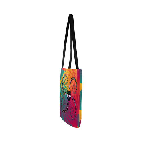 Rainbow Spiral Cats Reusable Shopping Bag Model 1660 (Two sides)