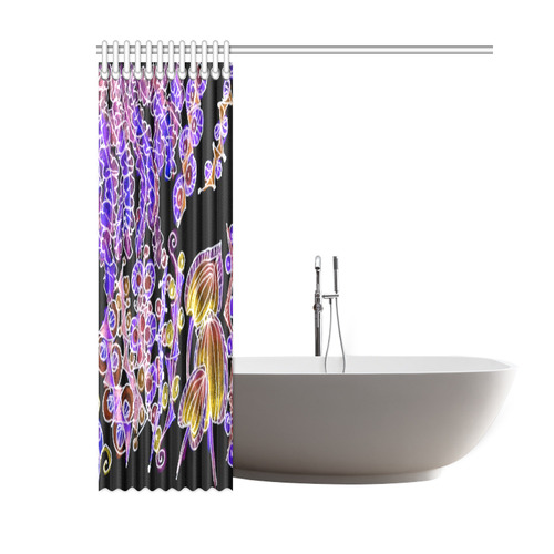 royal purple shower curtain