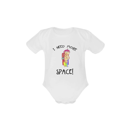 I need more space Baby Powder Organic Short Sleeve One Piece (Model T28)