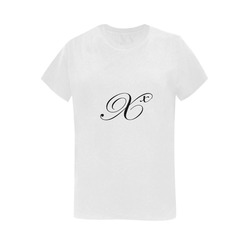 Alphabet X - Jera Nour Women's T-Shirt in USA Size (Two Sides Printing)