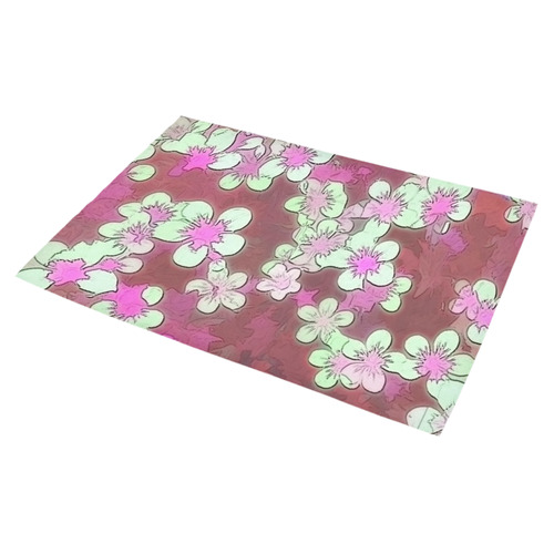 lovely floral 29 B by FeelGood Azalea Doormat 30" x 18" (Sponge Material)