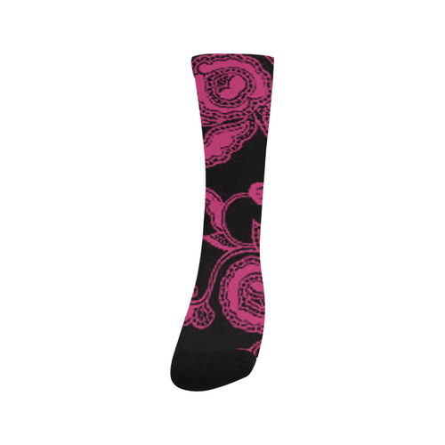 Pink Yarrow Floral Trouser Socks