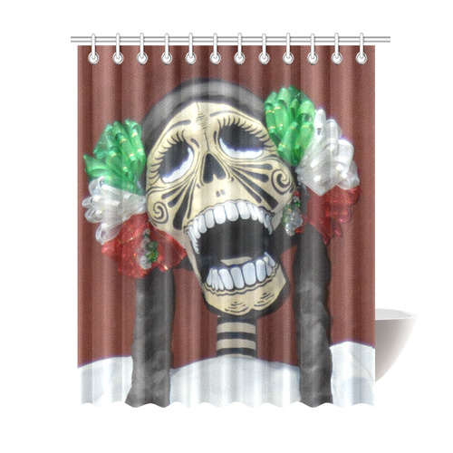 Day of the Dead La Catrina Calavera Shower Curtain 69"x84"