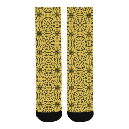 Primrose Yellow Lace Trouser Socks