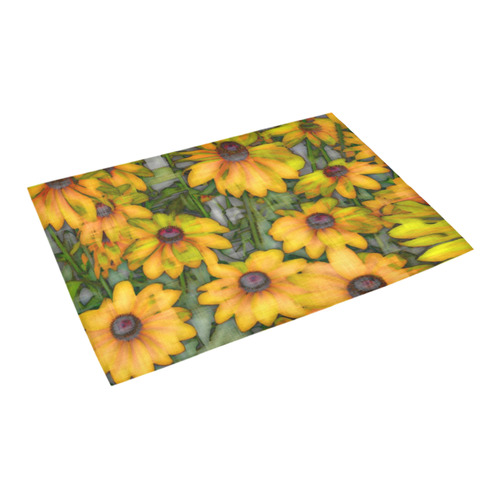 Amazing Floral 28A by FeelGood Azalea Doormat 24" x 16" (Sponge Material)