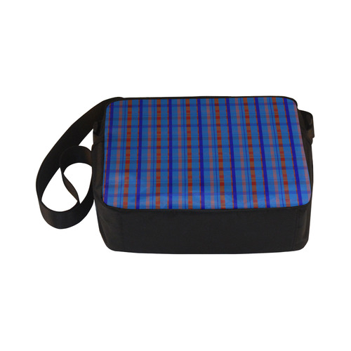 Royal Blue Plaid Hipster Style Classic Cross-body Nylon Bags (Model 1632)