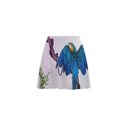 Awesome parrot Mini Skating Skirt (Model D36)