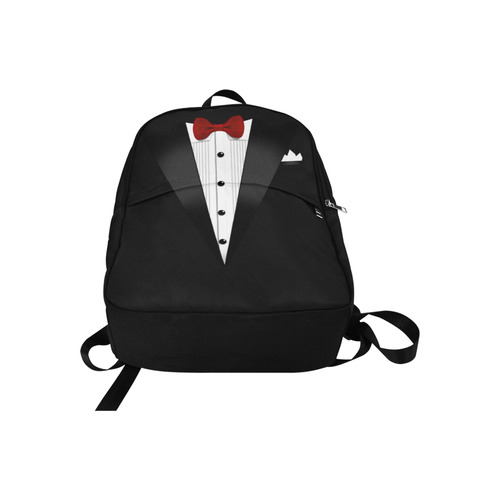 Tuxedo Suit and Shirt Fabric Backpack for Adult (Model 1659)