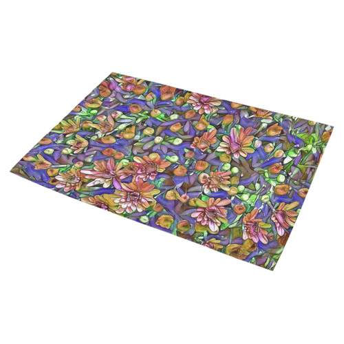 lovely floral 31B Azalea Doormat 30" x 18" (Sponge Material)