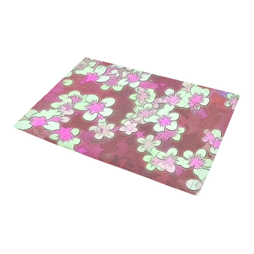 lovely floral 29 B by FeelGood Azalea Doormat 24" x 16" (Sponge Material)