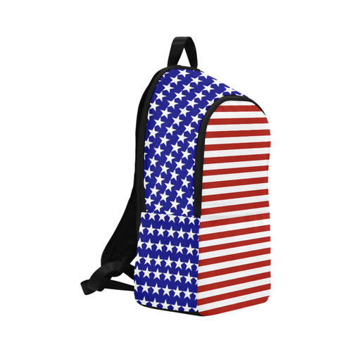 USA Patriotic Stars And Stripes Fabric Backpack for Adult (Model 1659)