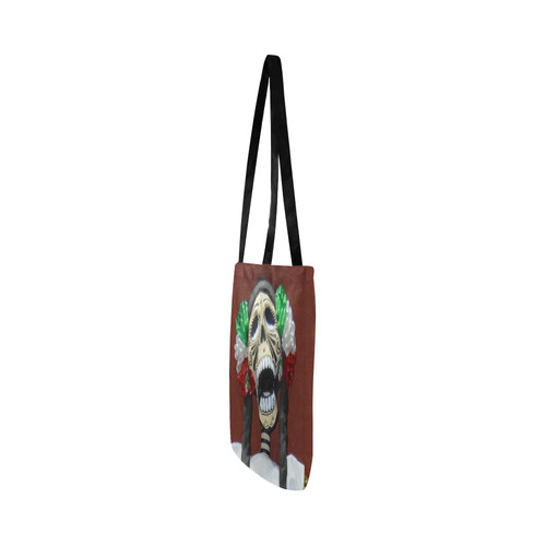 Day of the Dead La Catrina Calavera Reusable Shopping Bag Model 1660 (Two sides)